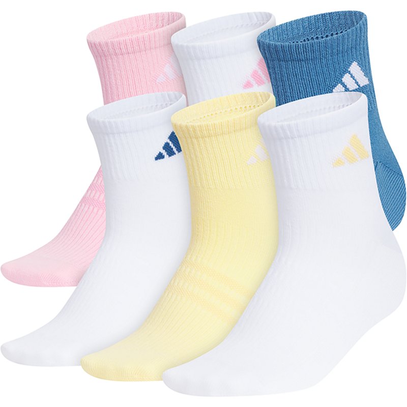 adidas Women's Superlite 3.0 6 Pack Quarter Socks