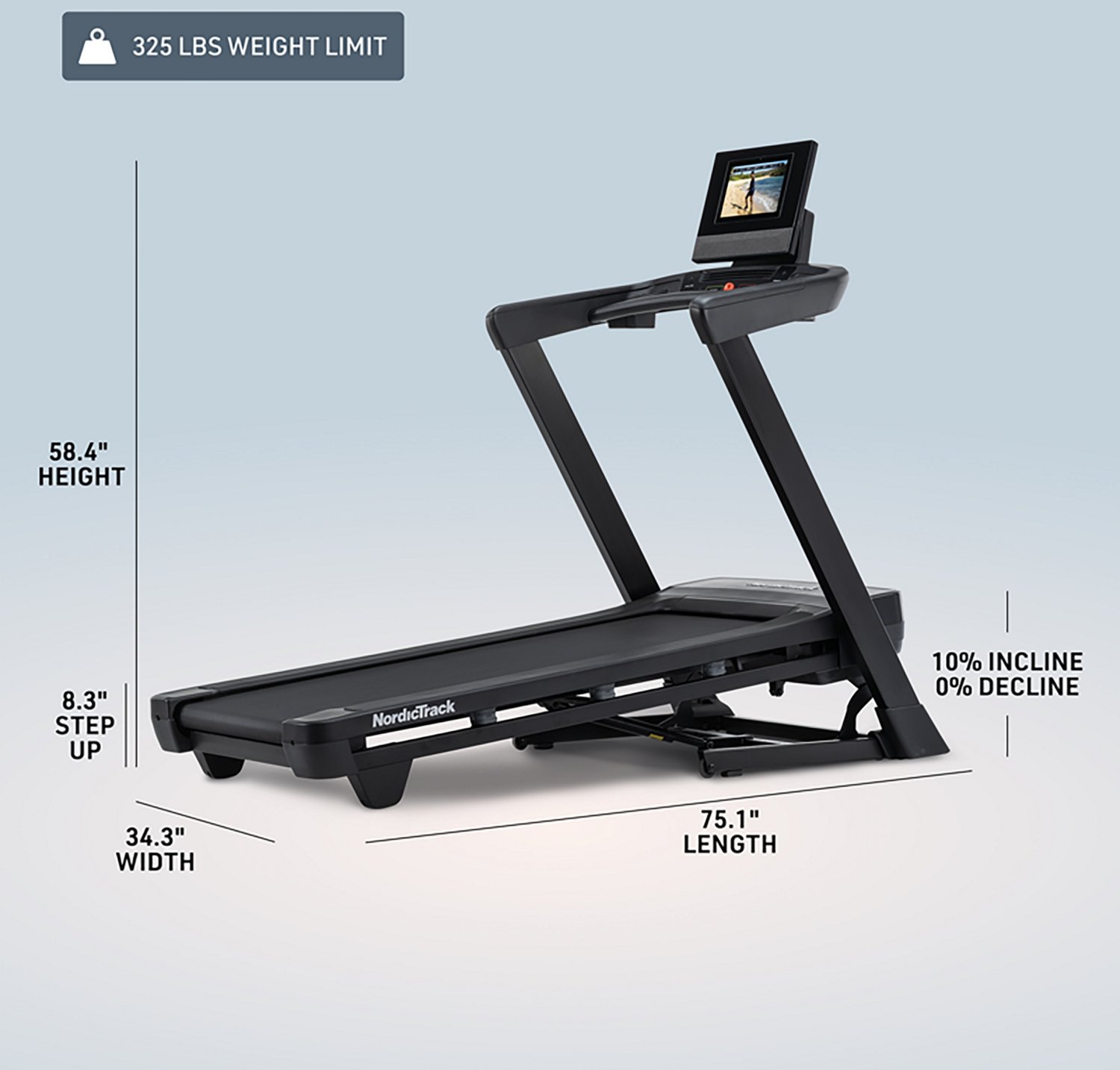 NordicTrack T Series 10 Treadmill with iFIT - view number 4