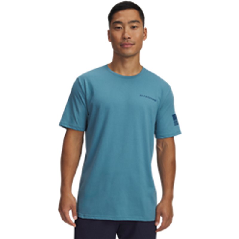 Under Armour Freedom Banner Short-Sleeve T-Shirt - Boundless Blue/Wham Blue