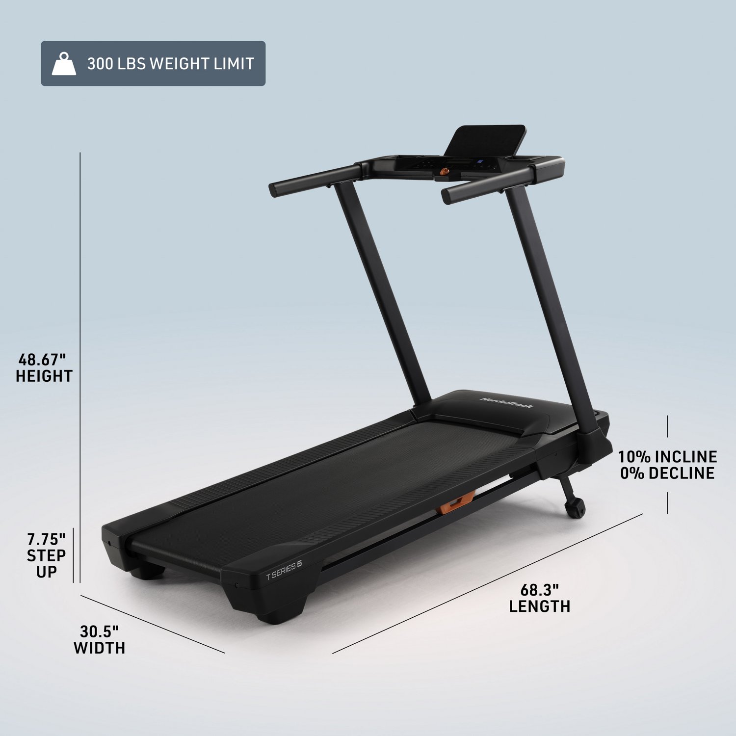 NordicTrack T 5.0 S Treadmill - view number 4