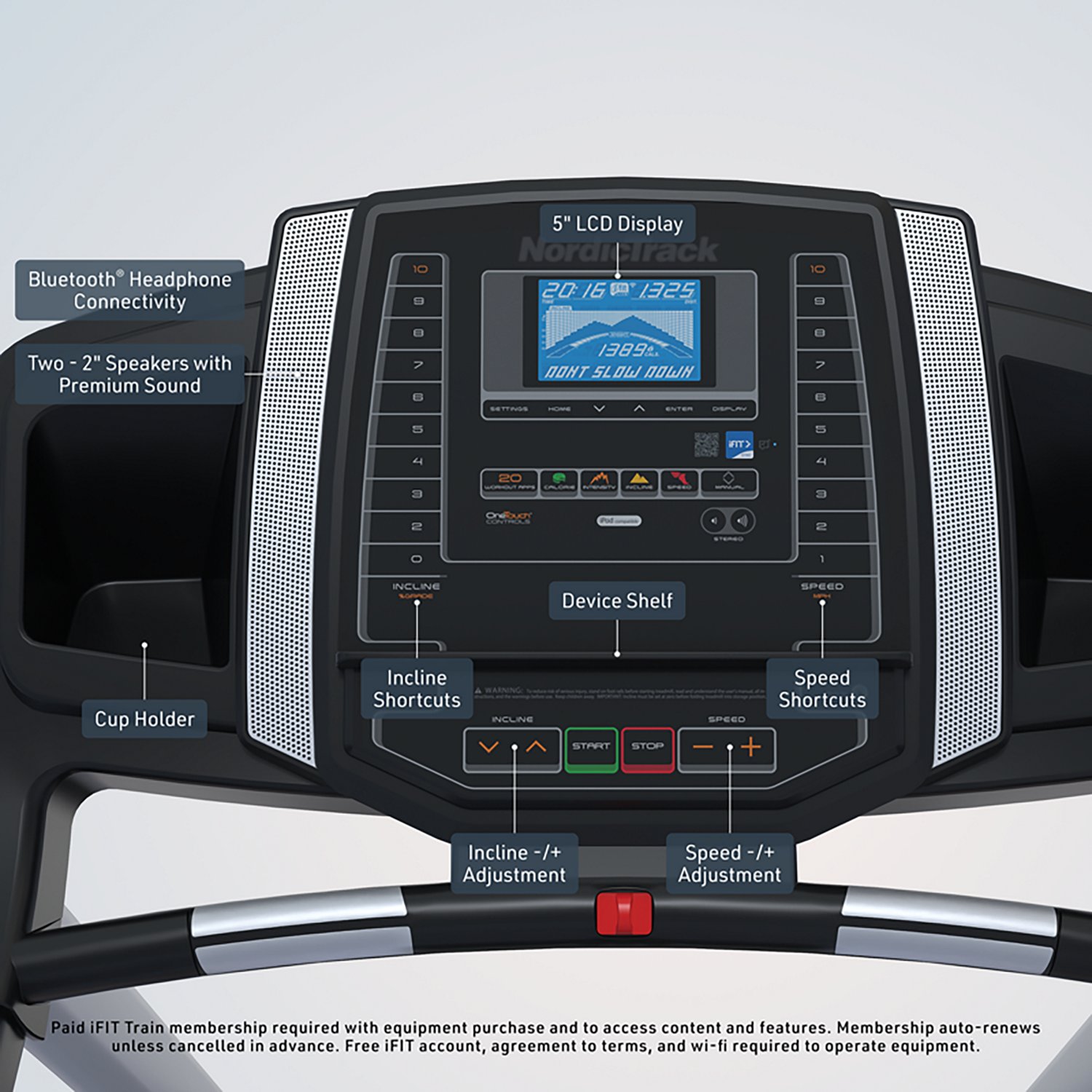 NordicTrack T Series 6.5 S Treadmill with iFIT - view number 4