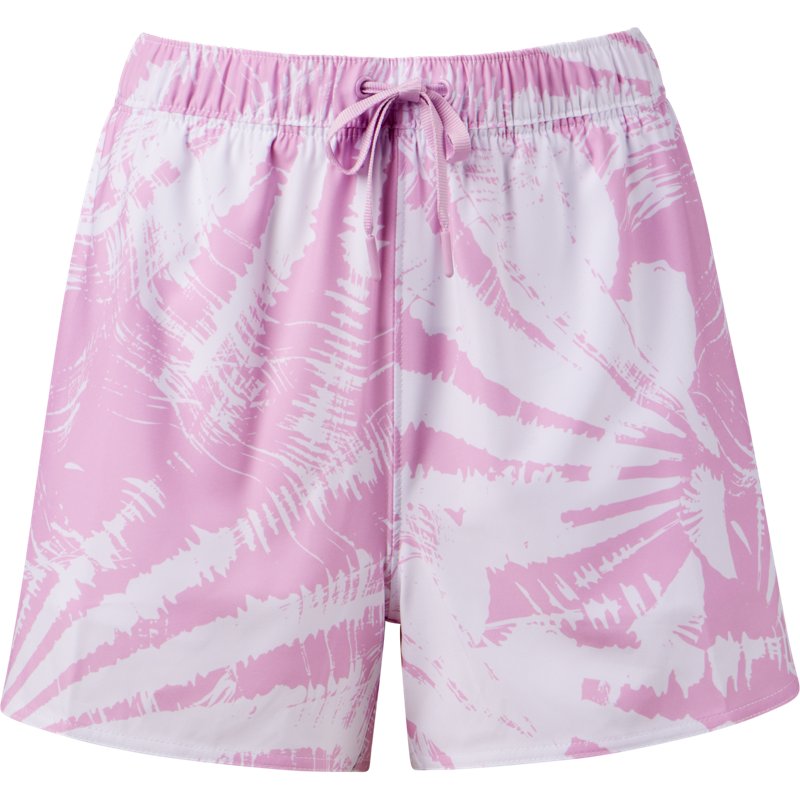 HUK Women's Pursuit Volley Swim Short - Oleander Conch Shell S