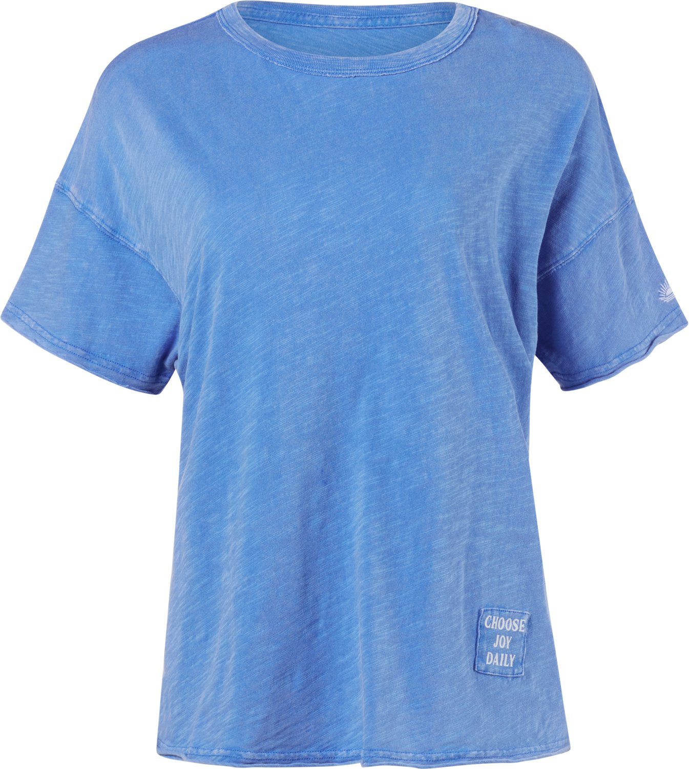 Jadelynn Brooke Women's Not So Basic Mineral Wash Short Sleeve T-shirt