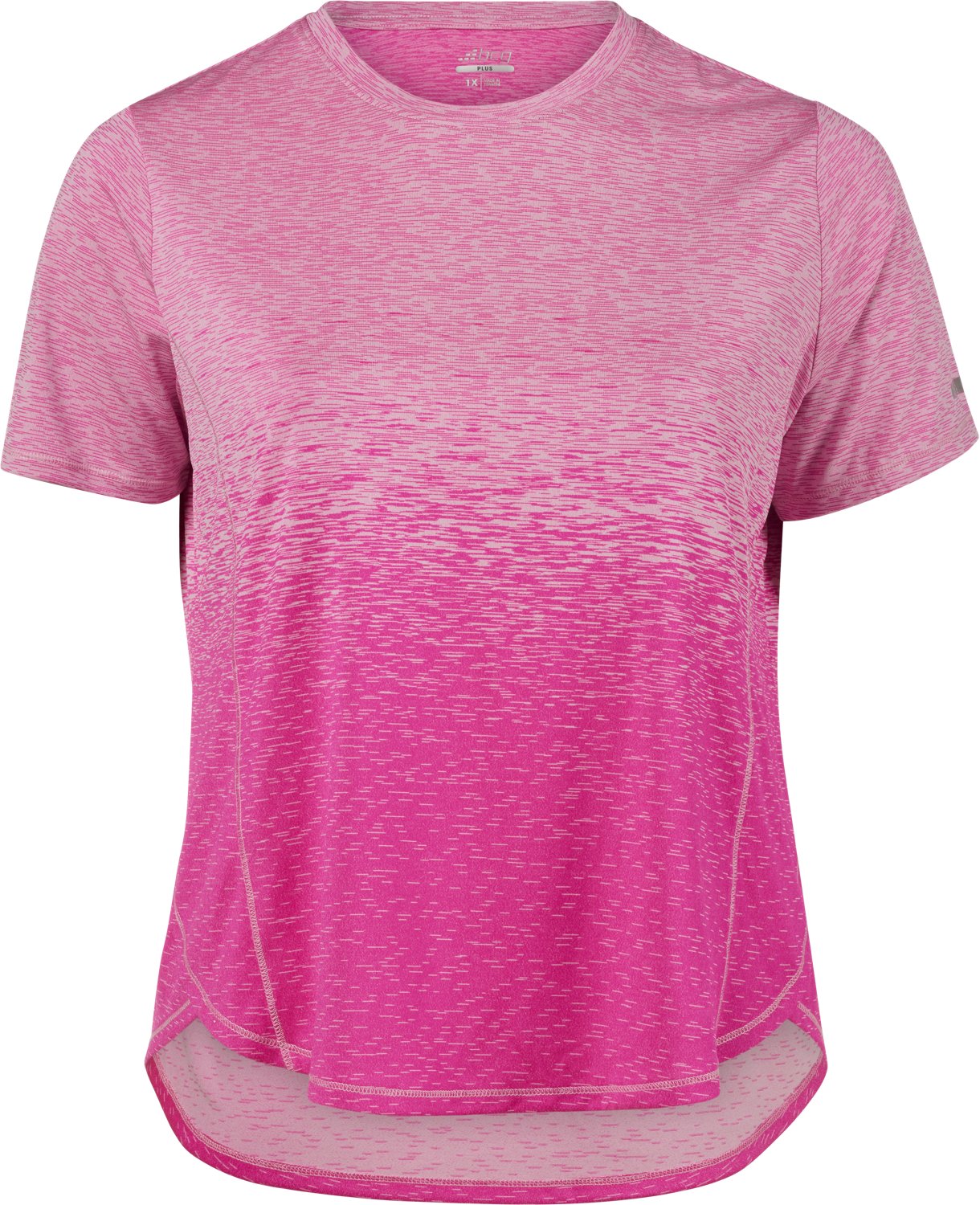 BCG Women's Plus Ombre Crew Short Sleeve T-shirt - view number 2