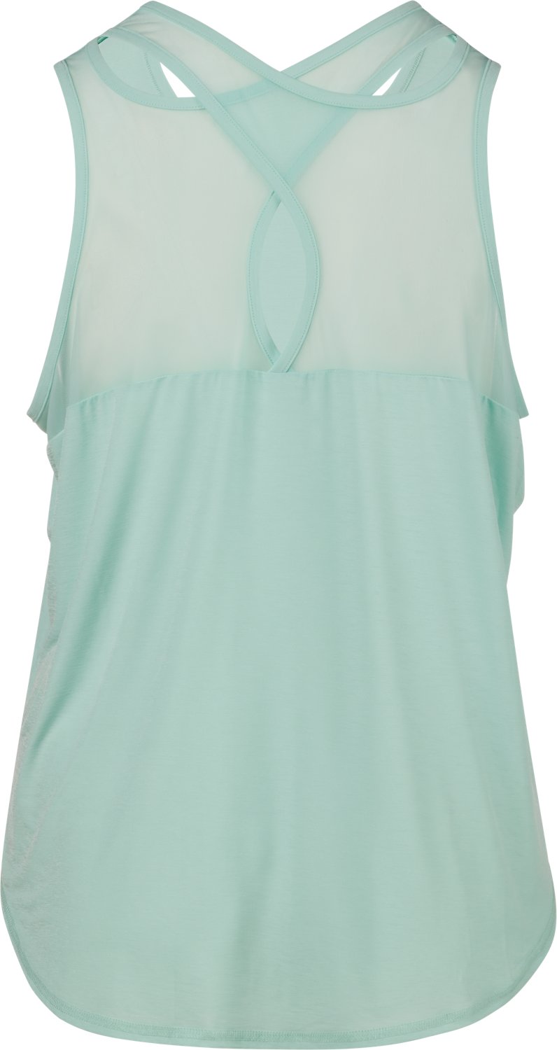 BCG Women's Plus Infinity Mesh Back Tank Top - view number 2