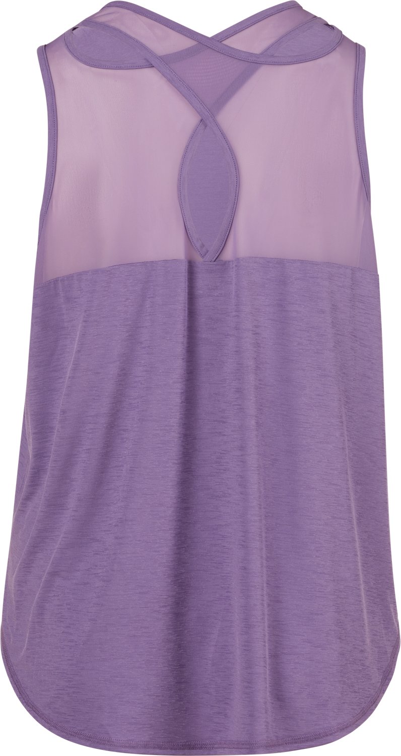 BCG Women's Plus Infinity Mesh Back Tank Top - view number 2