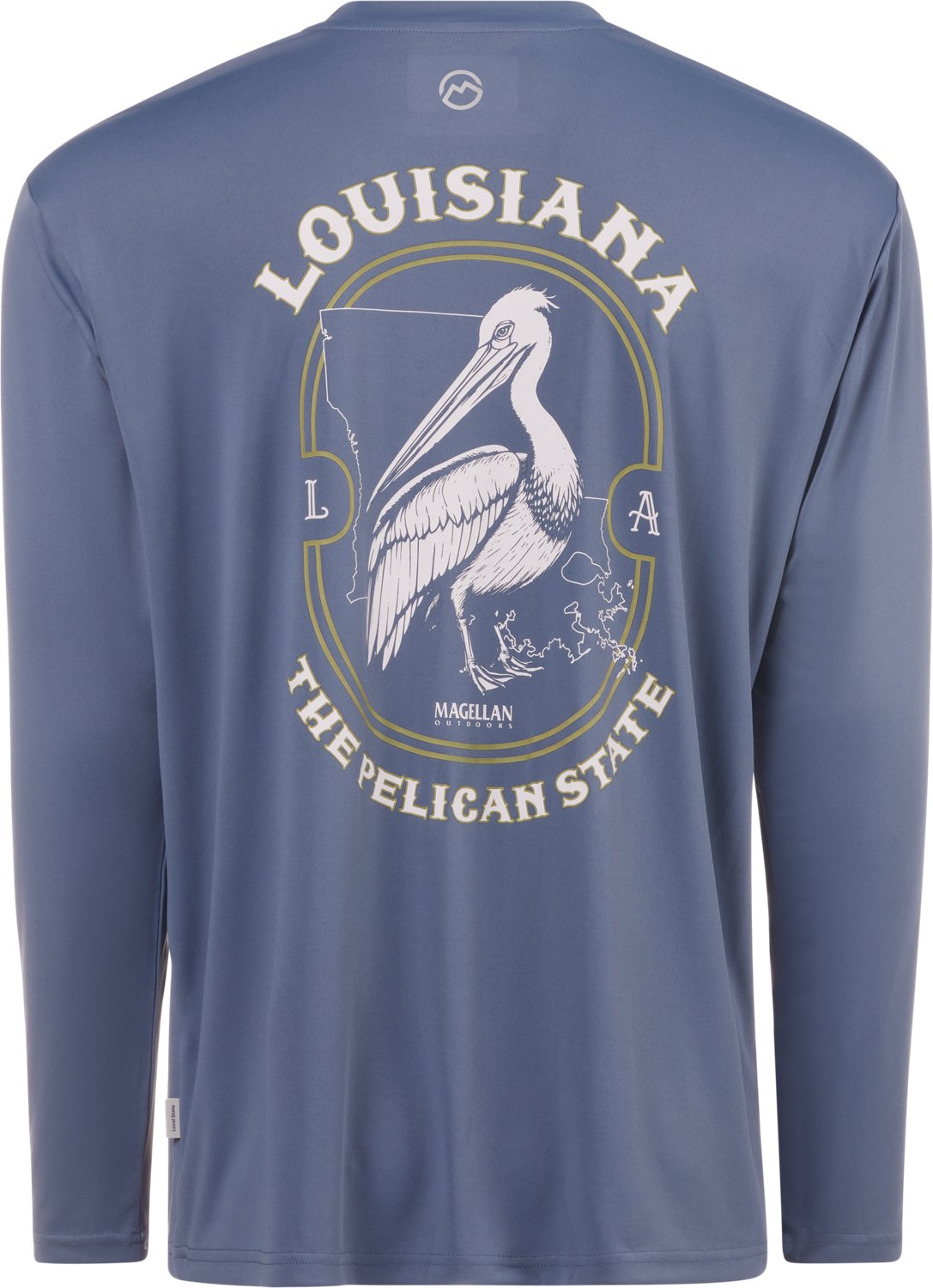 Magellan Outdoors Men's Local State Louisiana Graphic Crew Long Sleeve T-shirt - view number 2