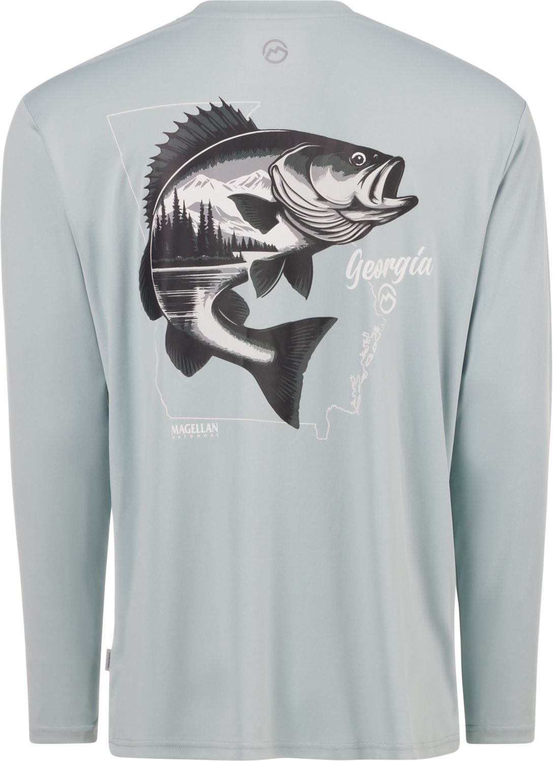 Magellan Outdoors Men's Local State Georgia Graphic Crew Long Sleeve T-shirt - view number 3