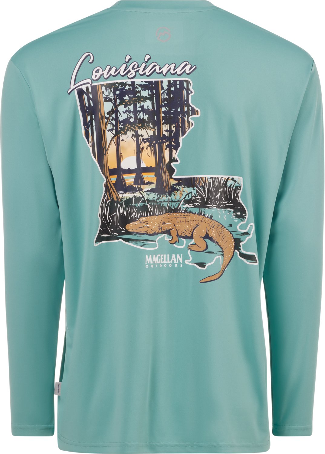 Magellan Outdoors Men's Local State Louisiana Graphic Crew Long Sleeve T-shirt - view number 3