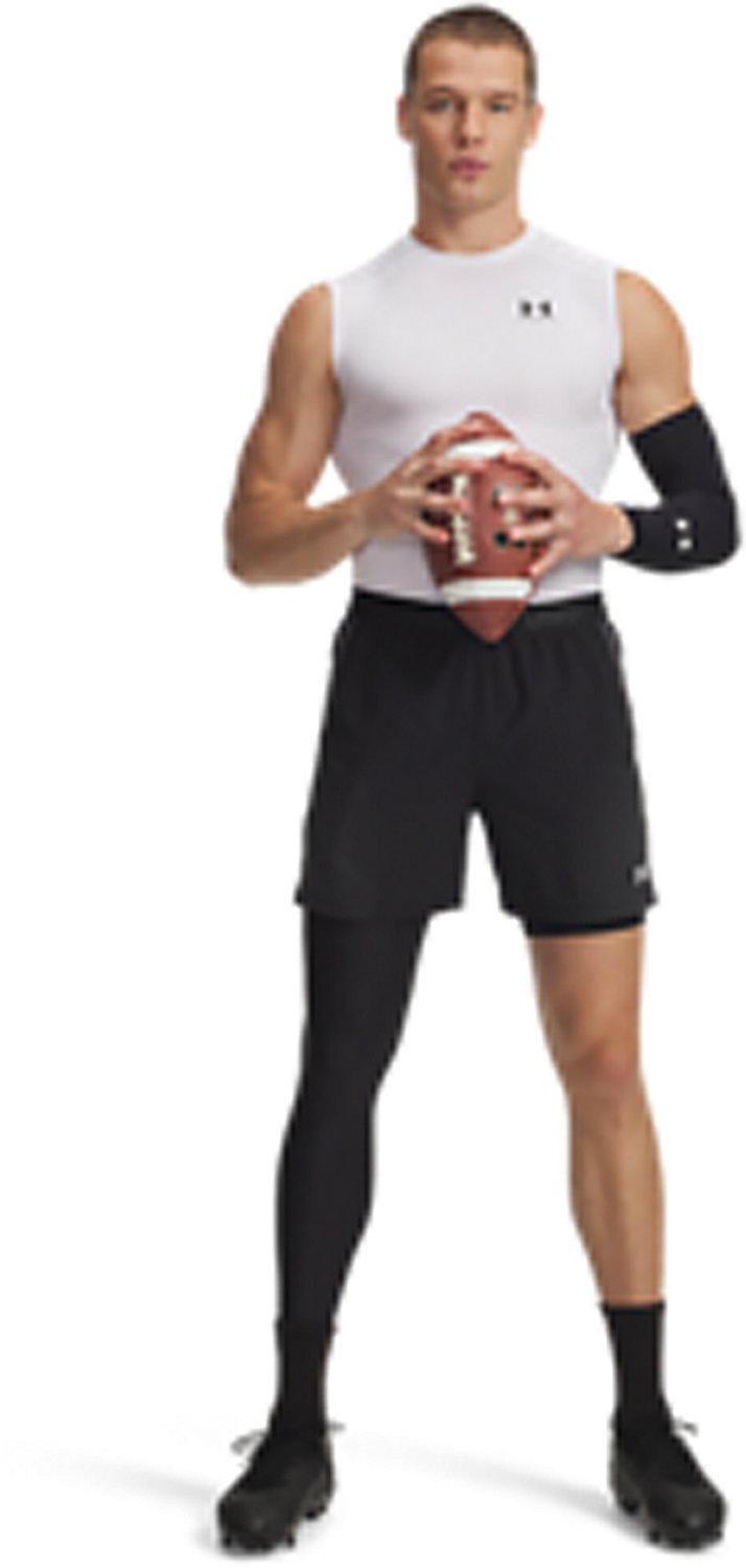 Under Armour Men's HeatGear Asymmetrical Right Leggings. - view number 3