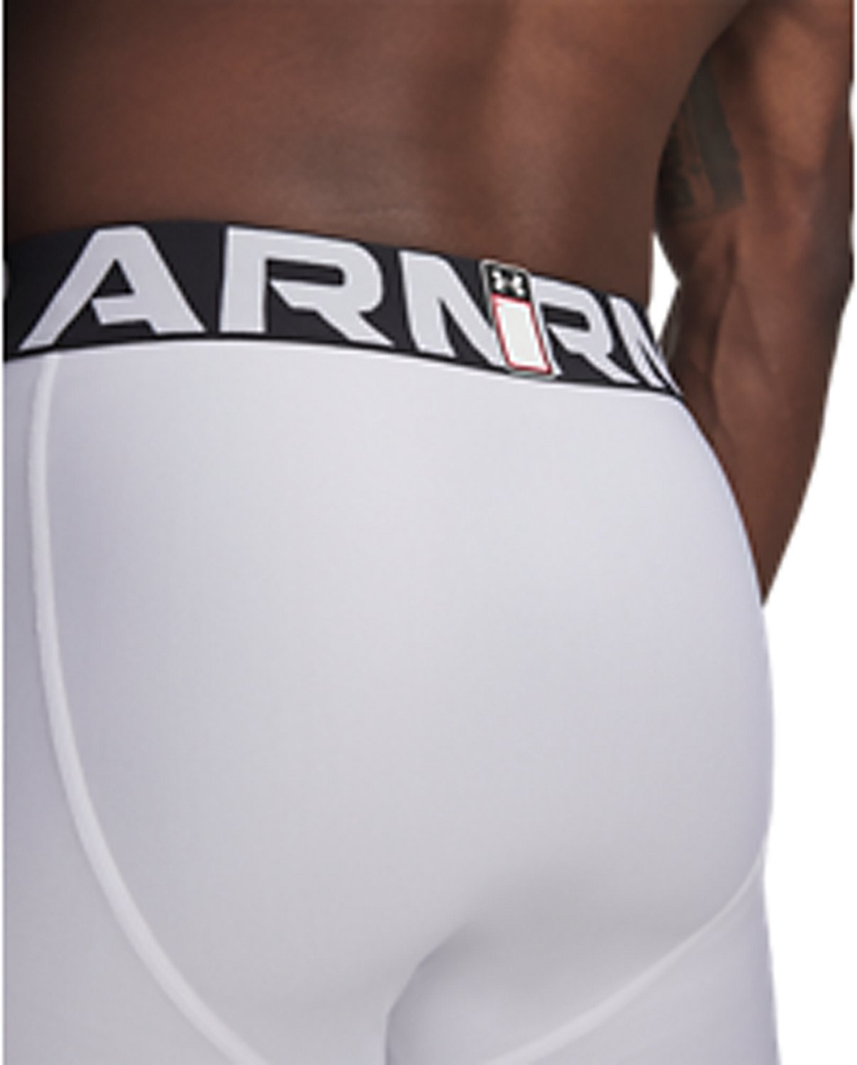 Under Armour Men's HeatGear Asymmetrical Right Leggings. - view number 3