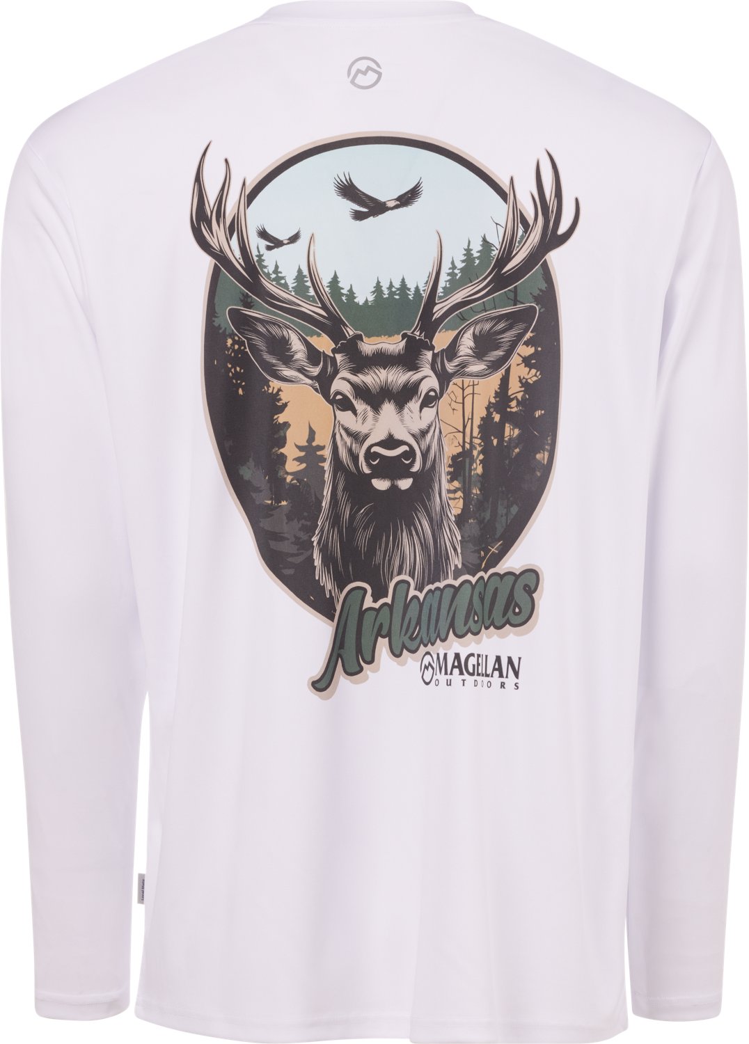 Magellan Outdoors Men's Local State Arkansas Long Sleeve Graphic T-shirt - view number 3