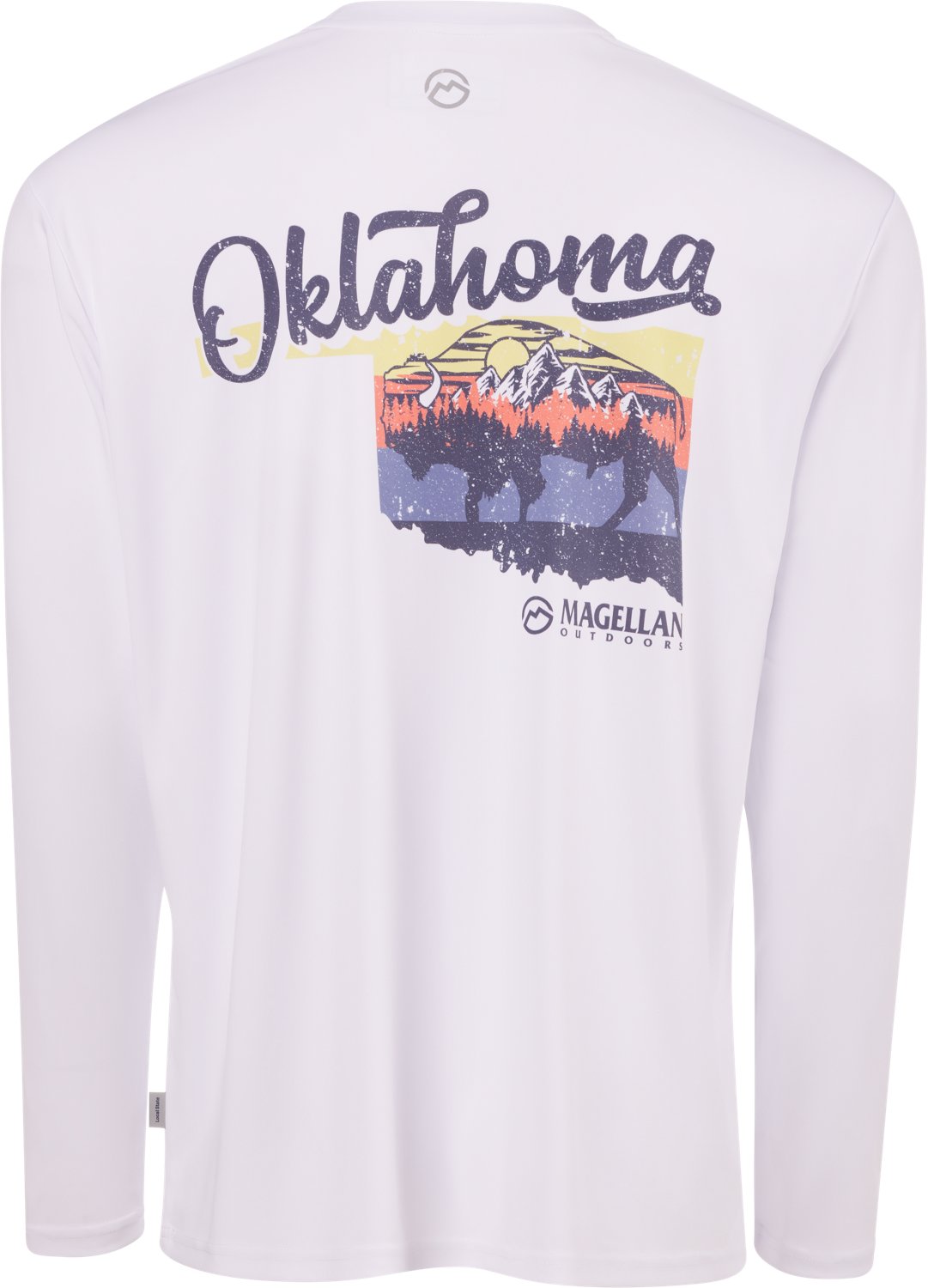 Magellan Outdoors Men's Local State Oklahoma Graphic Crew Long Sleeve T-shirt - view number 2