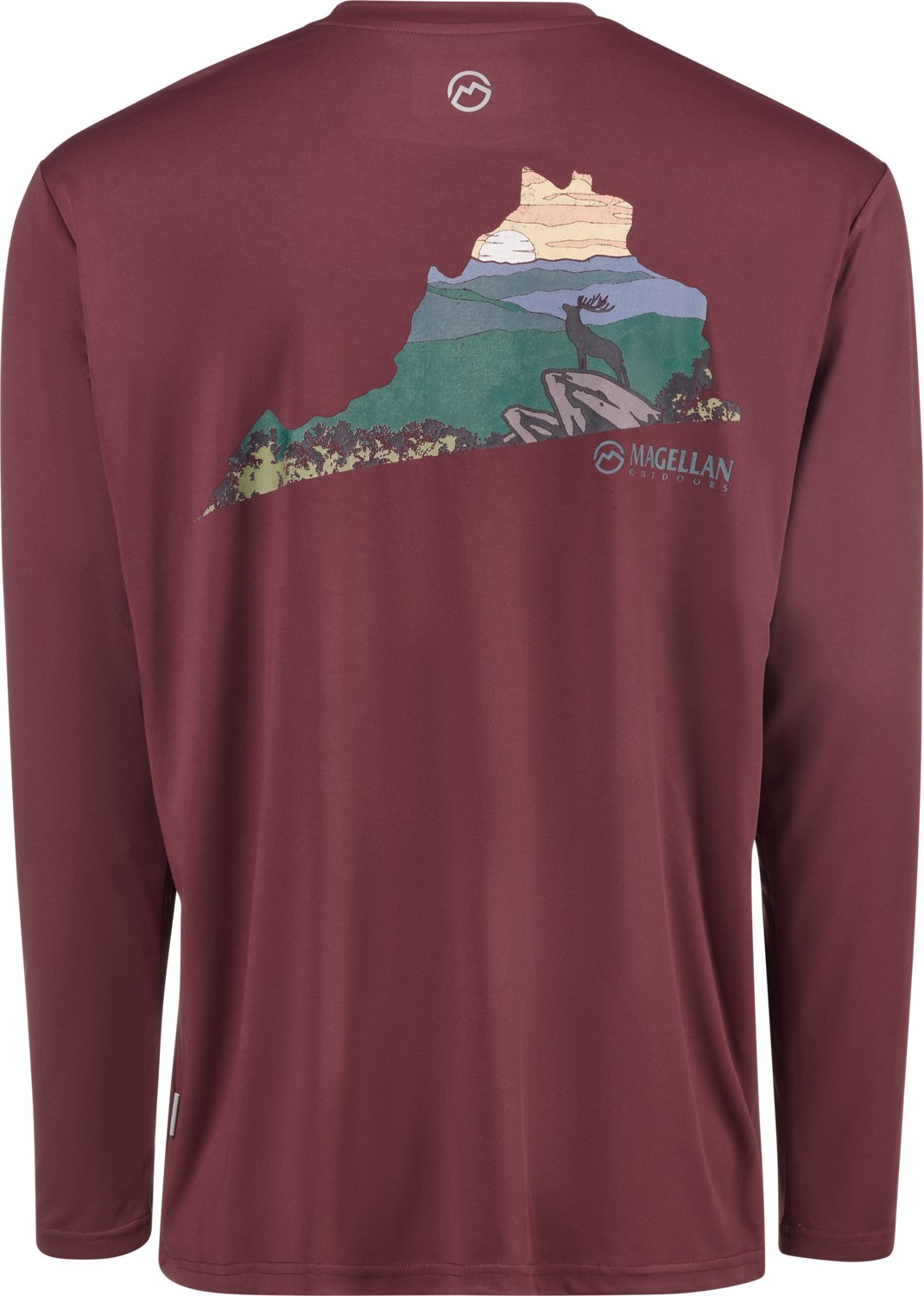 Magellan Outdoors Men's Local State Virginia Long Sleeve Graphic T-shirt - view number 2