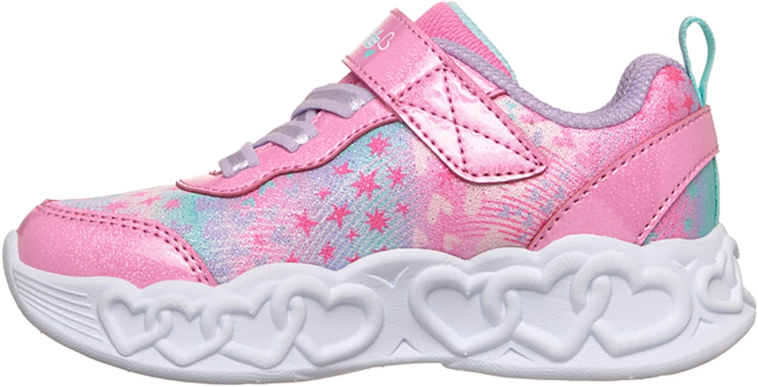 SKECHERS Toddler Girls' Infinite Heart Lights Shoes - view number 2