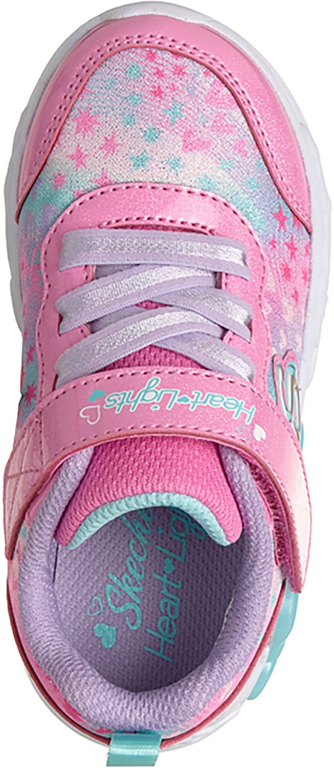 SKECHERS Toddler Girls' Infinite Heart Lights Shoes - view number 4