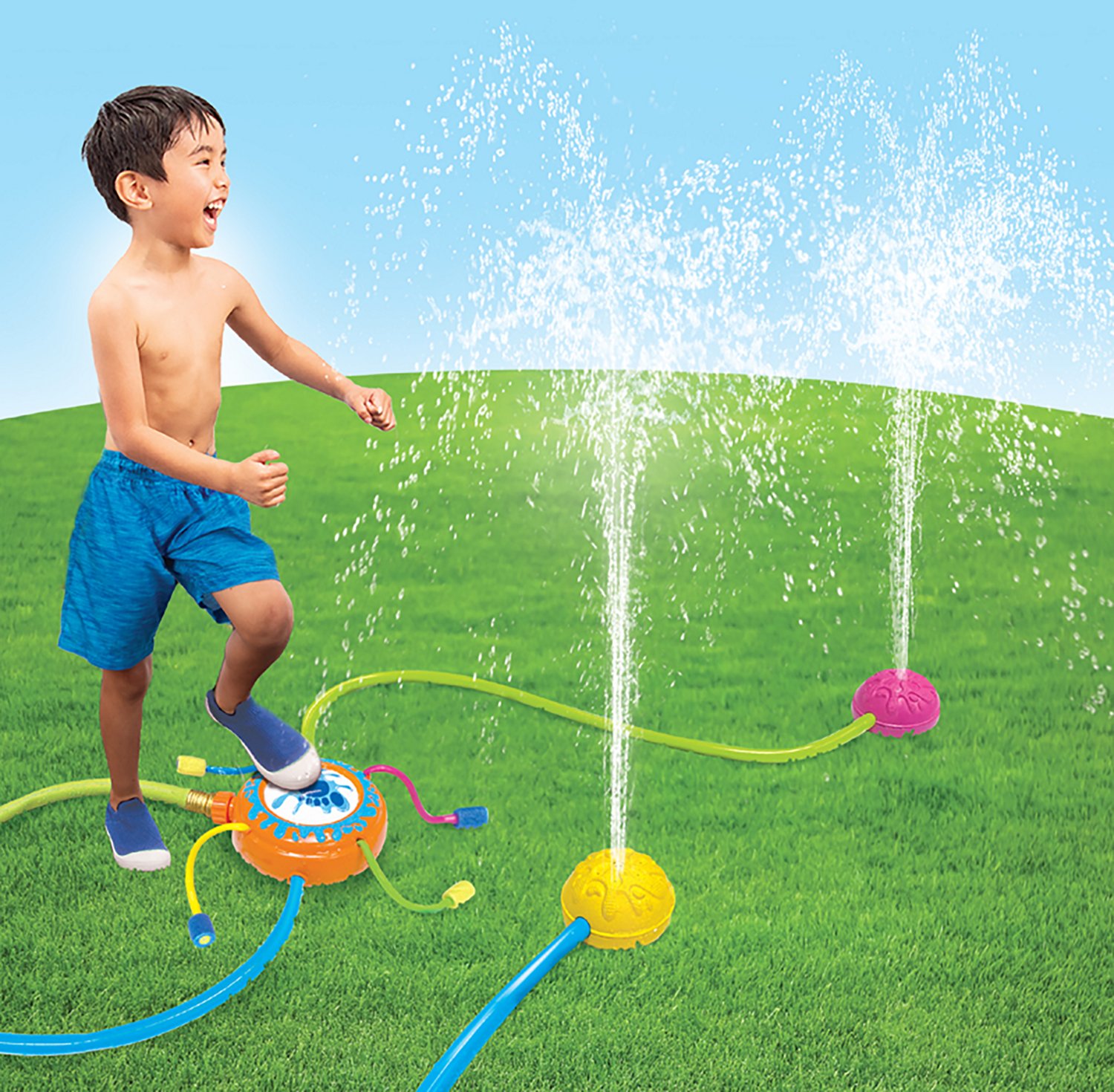 Banzai 5-Piece Slam 'N Splash Water Hover Baseball Tee Set - view number 7