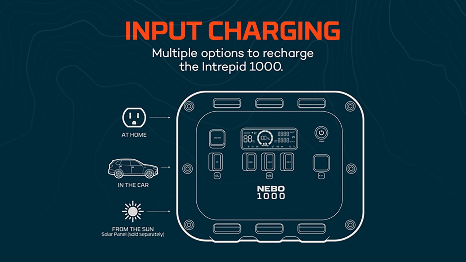 NEBO Intrepid 1000 Watt Power Station - view number 5