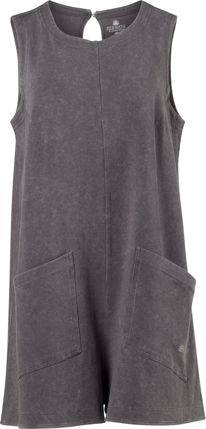 Jadelynn Brooke Women’s Club Social Effortless Mineral Wash Romper