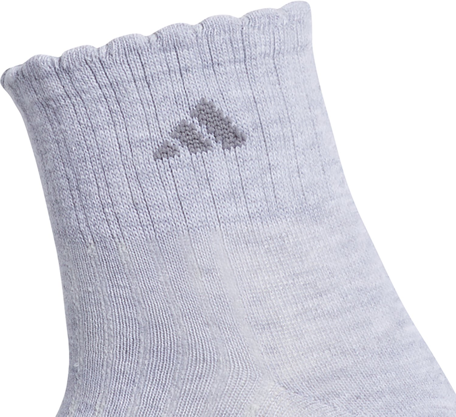 adidas Sport Scalloped Quarter Socks 3-Pack - view number 2