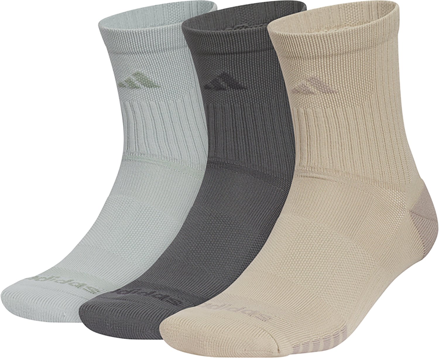 adidas Men's Tech High Quarter Socks 3-Pack
