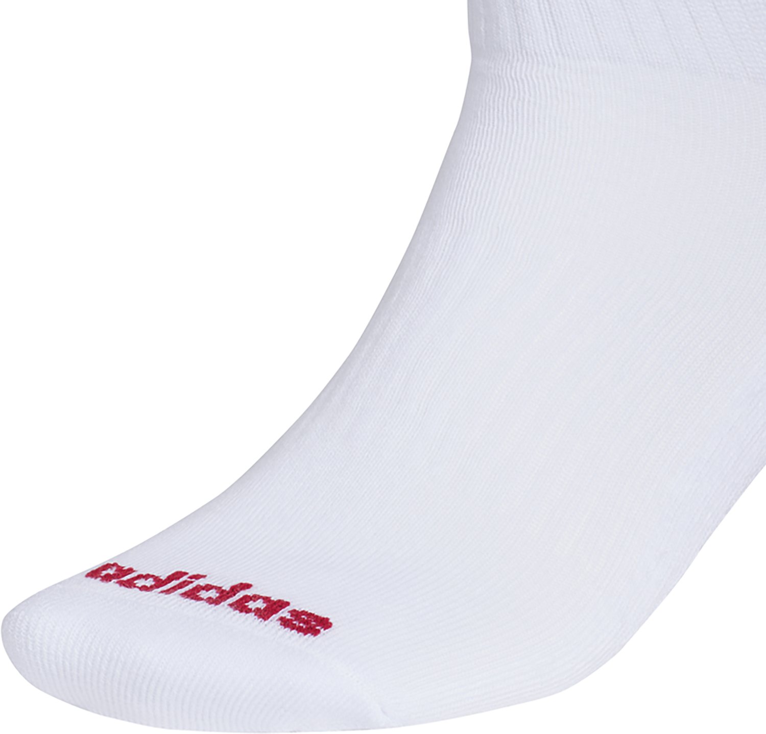 adidas Men's Cushioned 3-Stripe Quarter Socks 3-Pack - view number 3