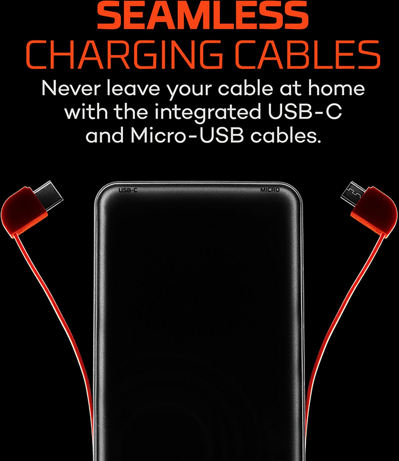 NEBO 10k Power Bank With Integrated Cables - view number 5