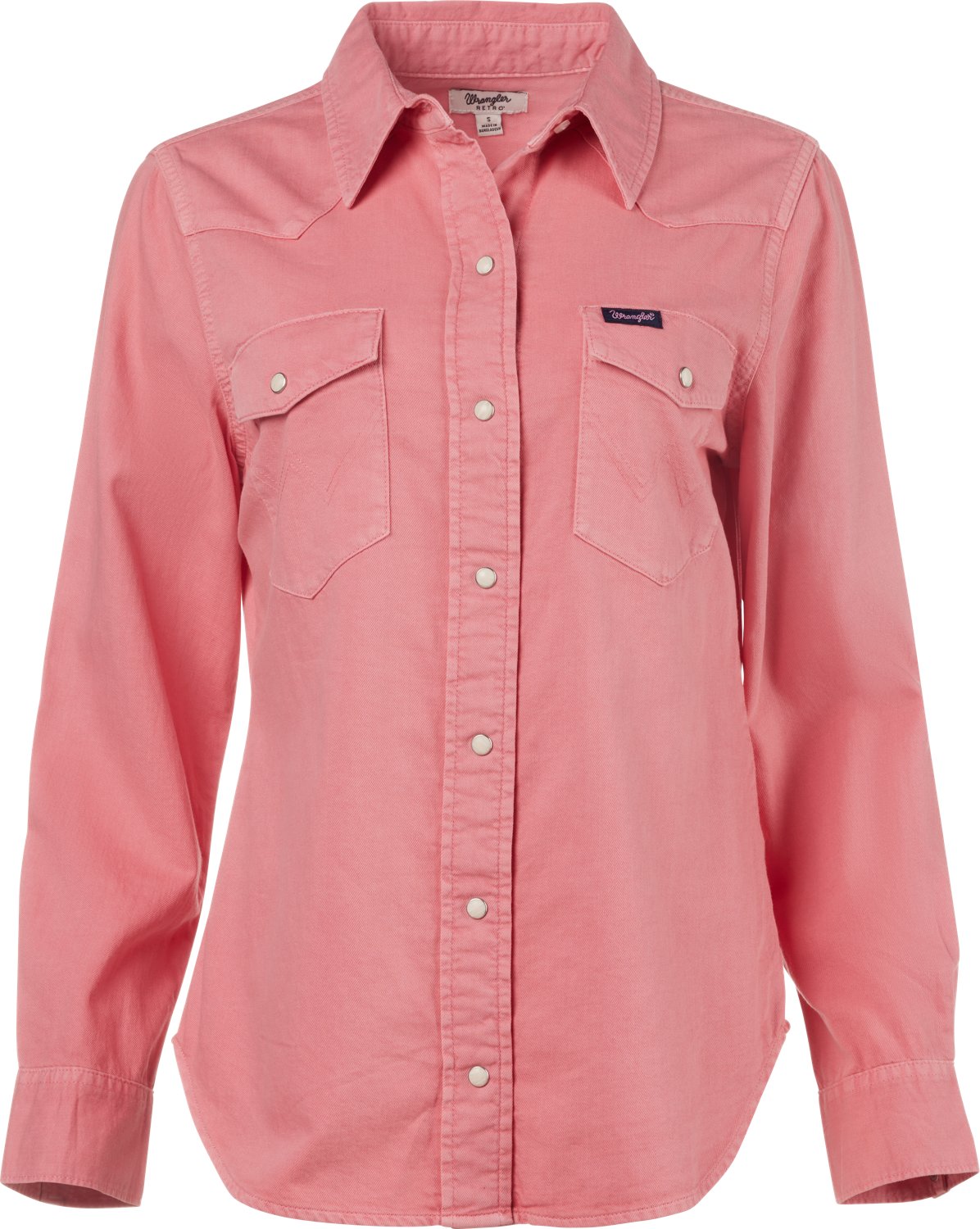 Wrangler Women's Vintage Snap Pearl Long Sleeve Shirt