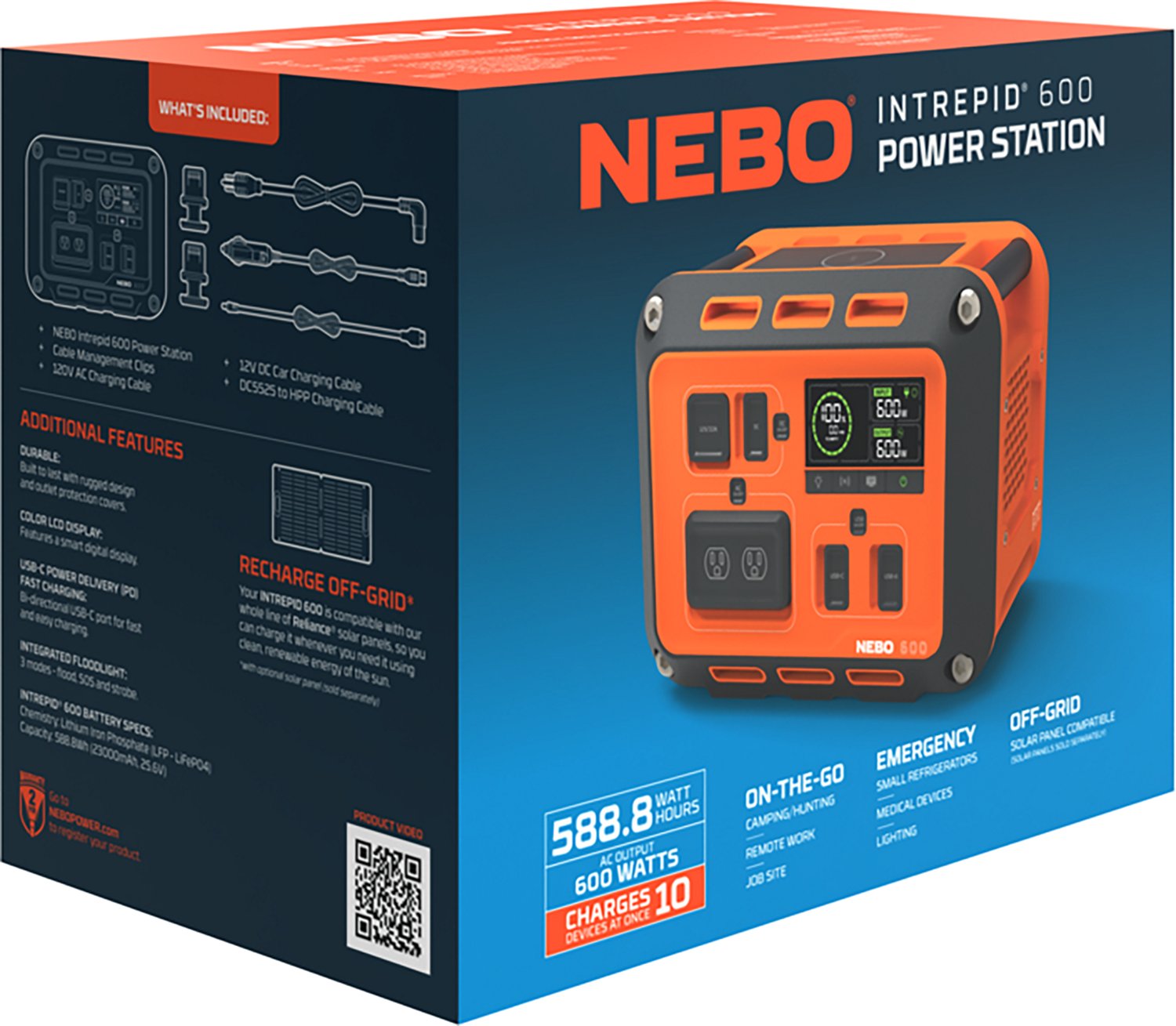 NEBO Intrepid 600 Watt Power Station - view number 5