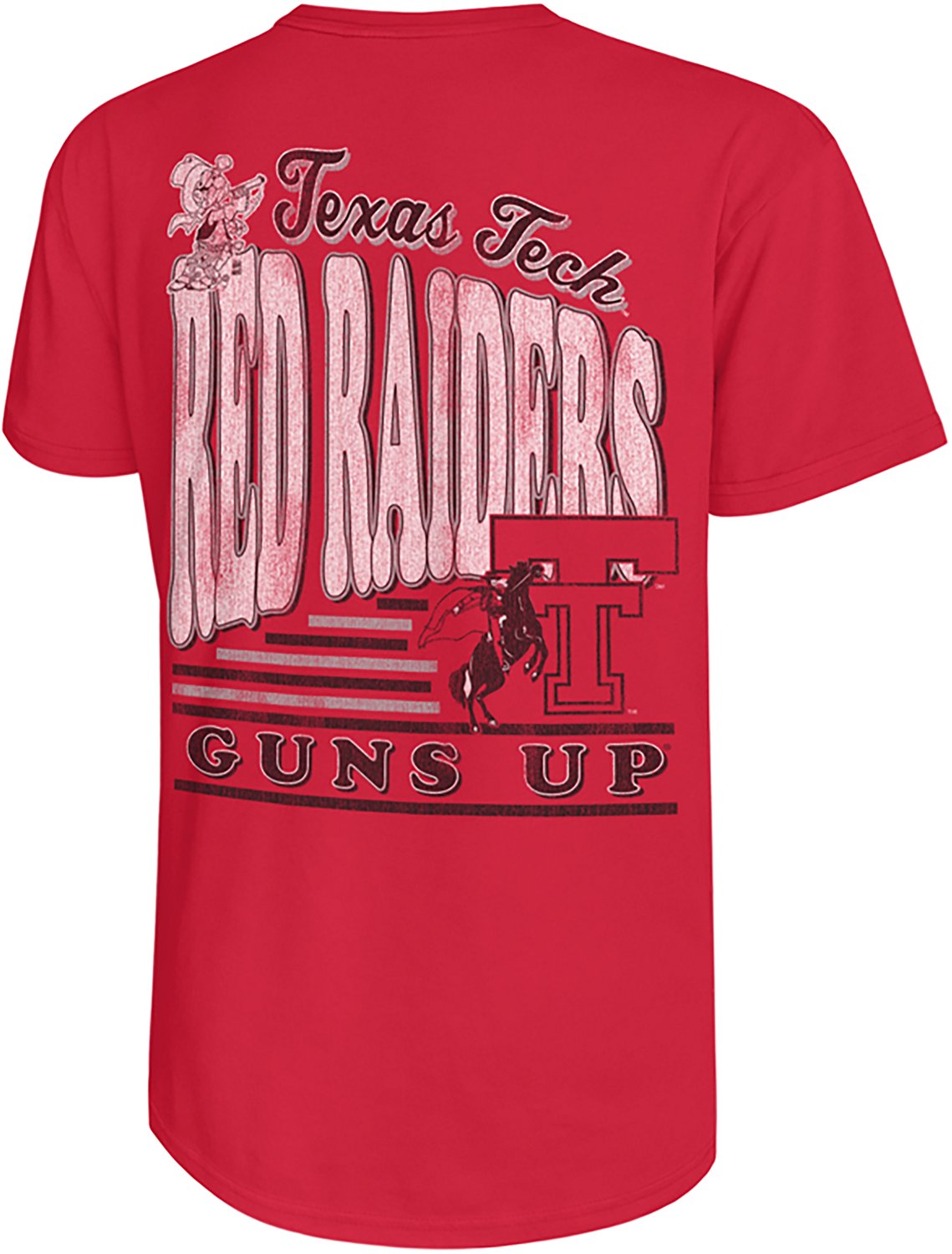 Retro Brand Men's Texas Tech University School Slogan DS Graphic T-shirt - view number 3