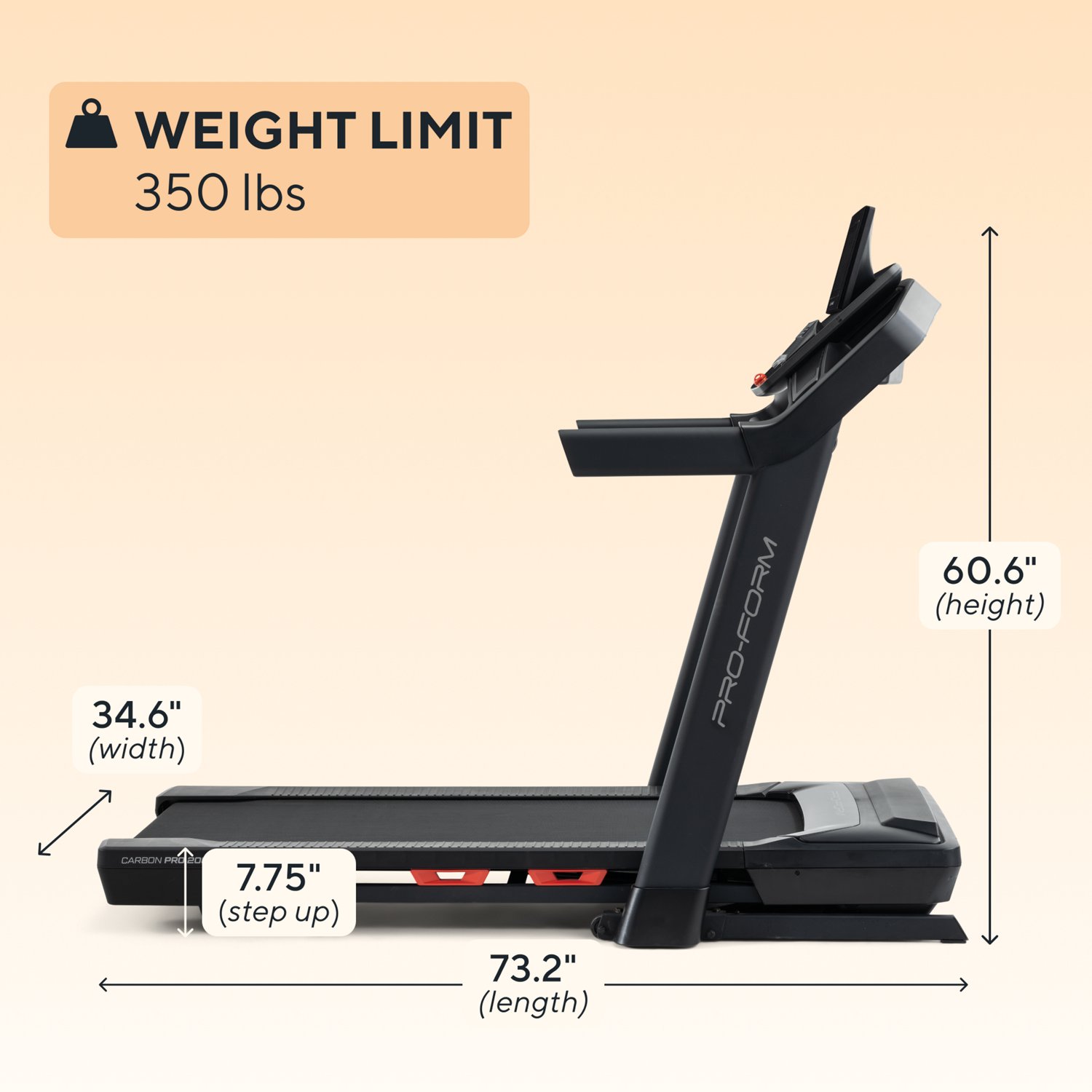 ProForm Carbon Pro 2000 Treadmill - view number 2
