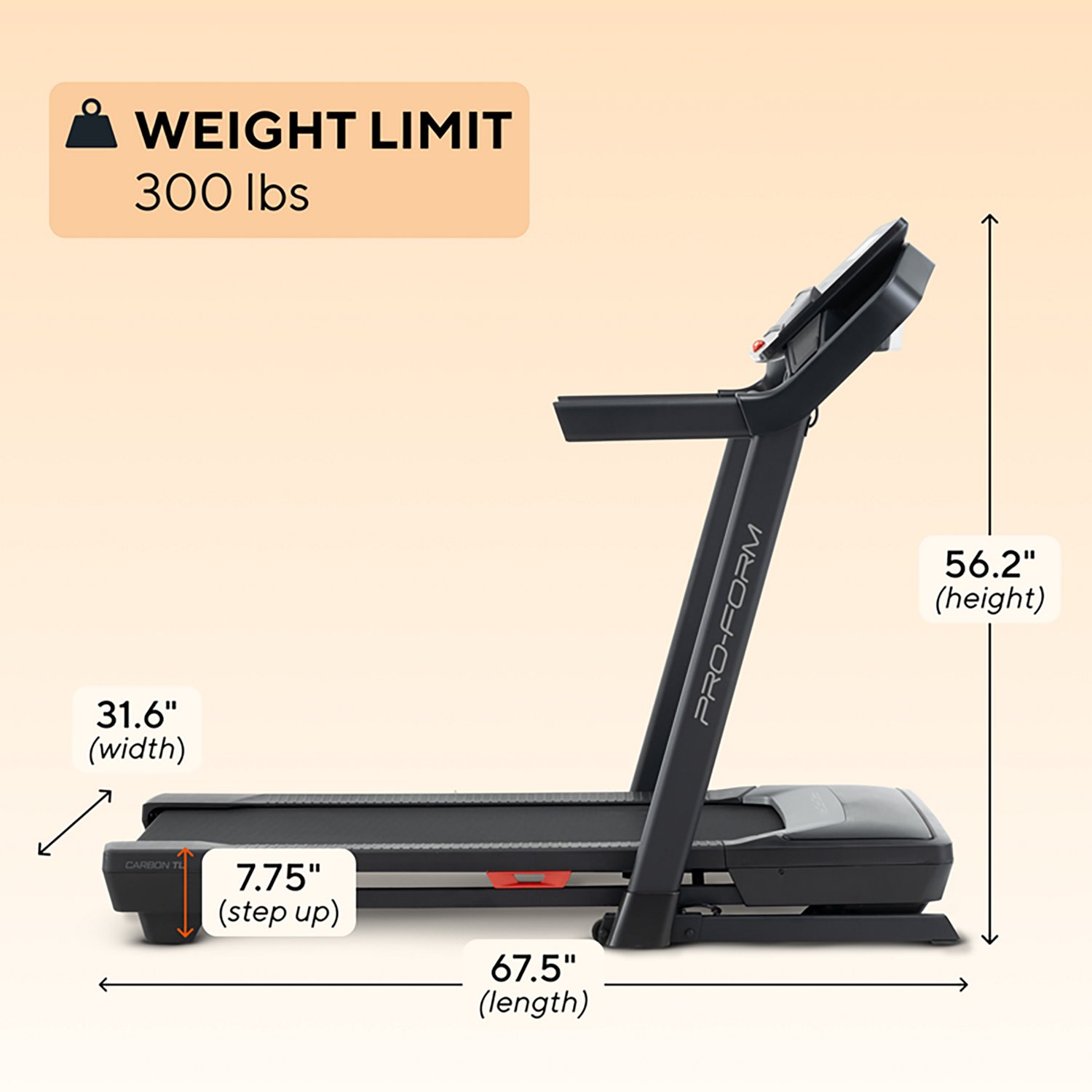ProForm Carbon TL Treadmill - view number 4