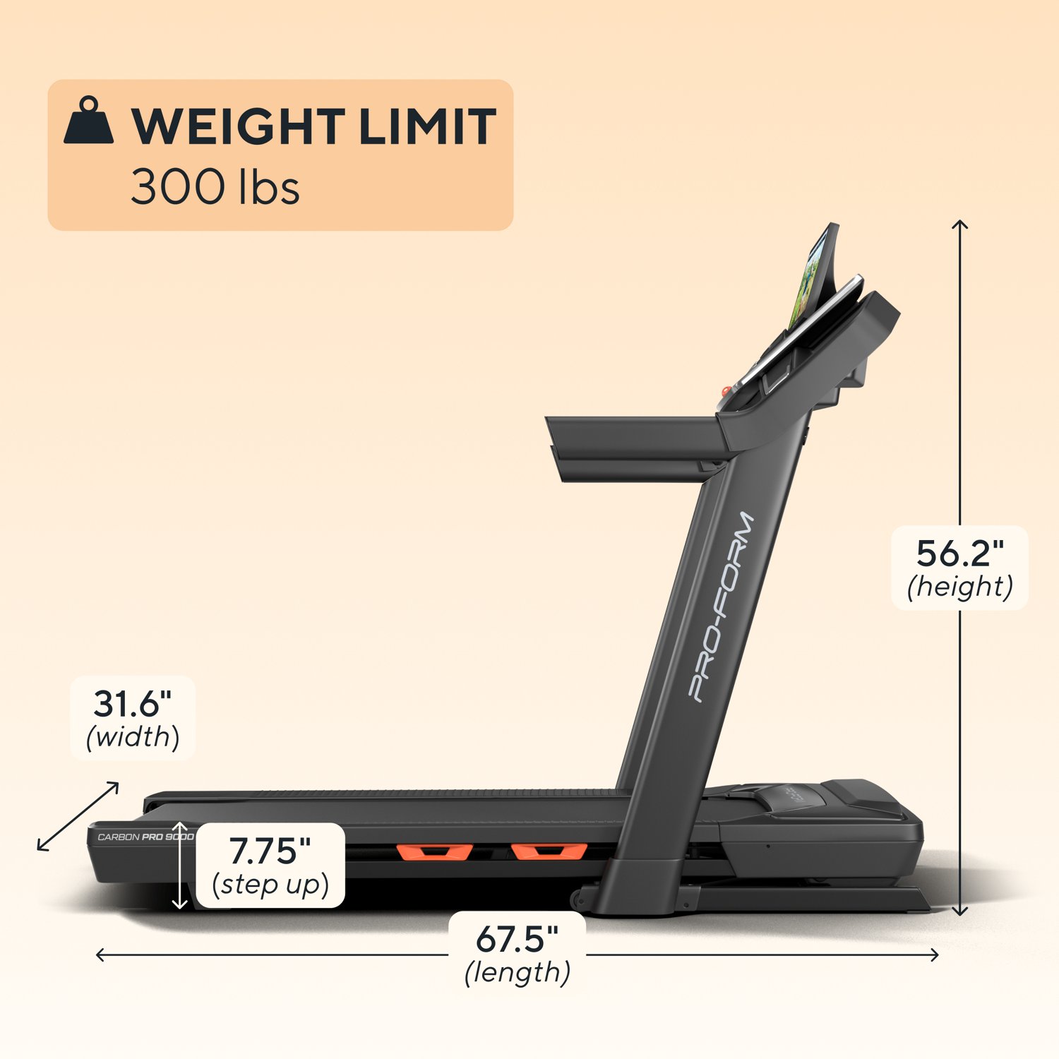 ProForm Carbon TLS Treadmill - view number 2