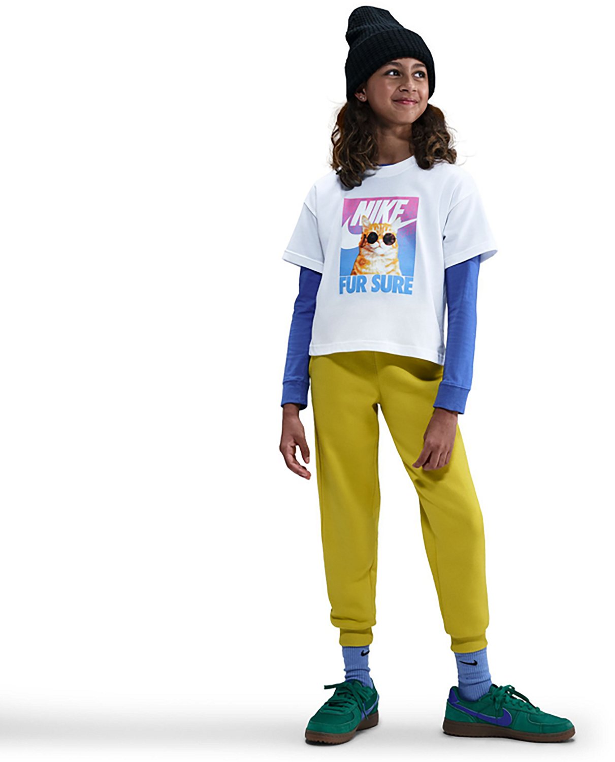 Nike Girls' Sportswear Photo Cute Animal Graphic T-shirt - view number 3