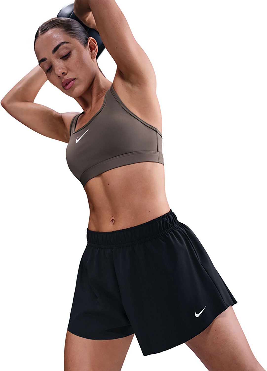 Nike Women's One Dri-FIT Mid-Rise Shorts 3 in - view number 4