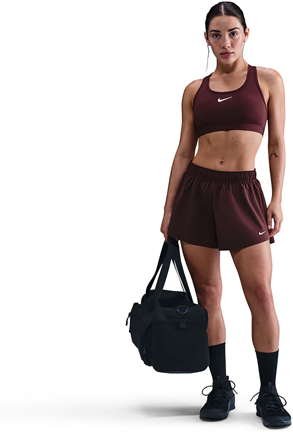 Nike Women's One Dri-FIT Mid-Rise Shorts 3 in - view number 3