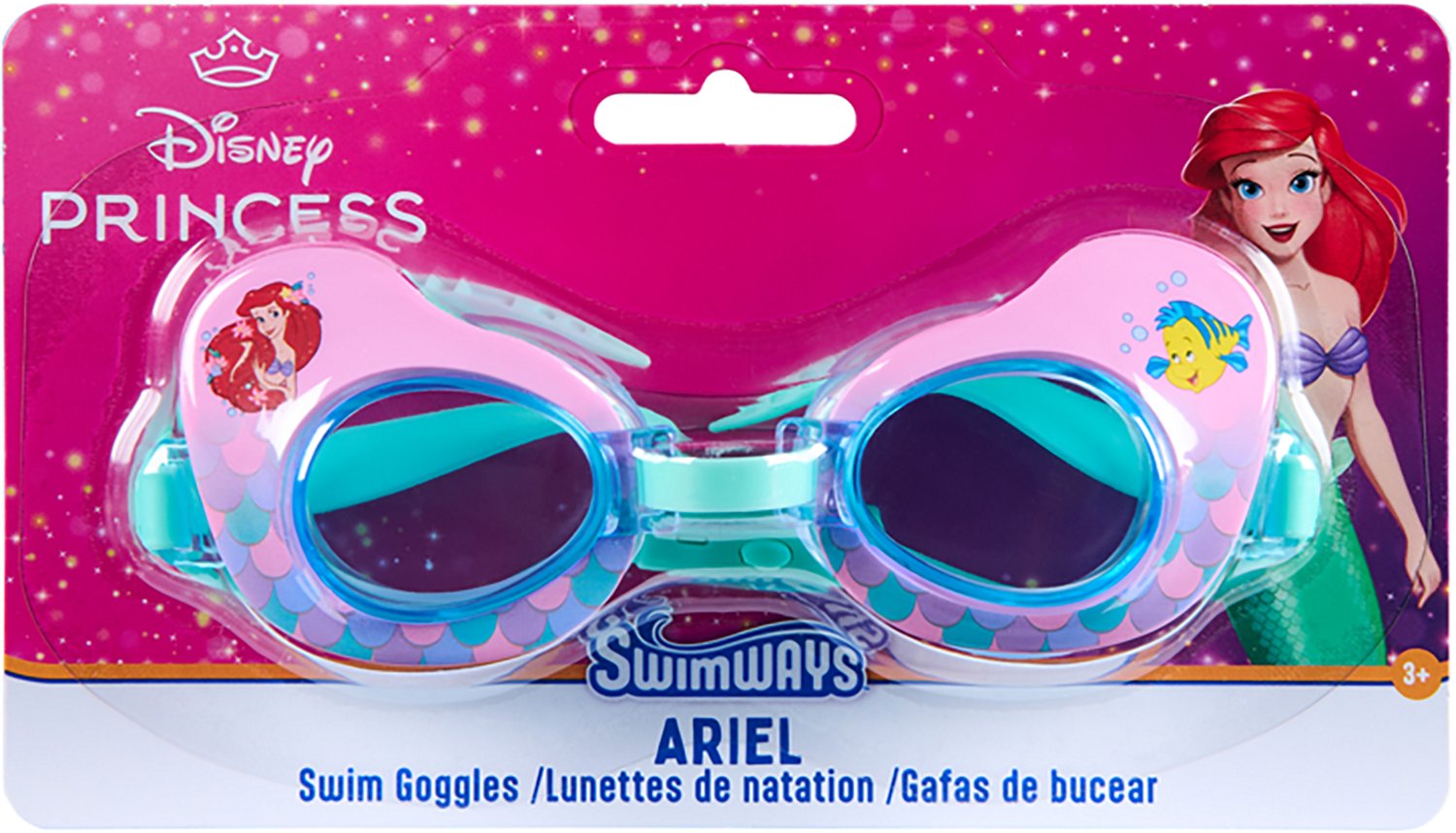 SwimWays Girls’ Ariel Licensed Swim Goggles  - view number 5
