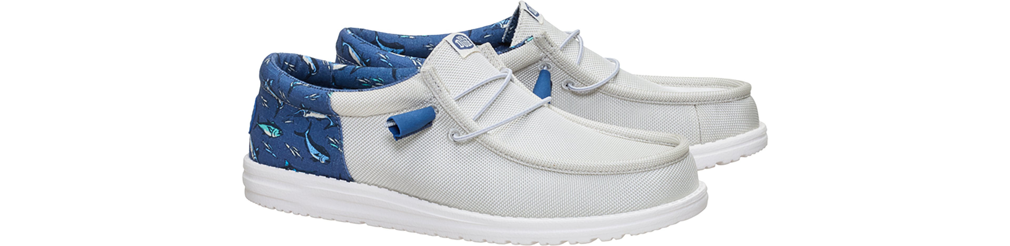 HEYDUDE Men's Wally Fish Lure Spring Breaker Slip-On Shoes