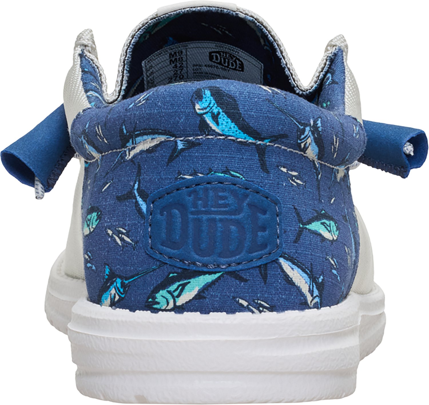 HEYDUDE Men's Wally Fish Lure Spring Breaker Slip-On Shoes - view number 3