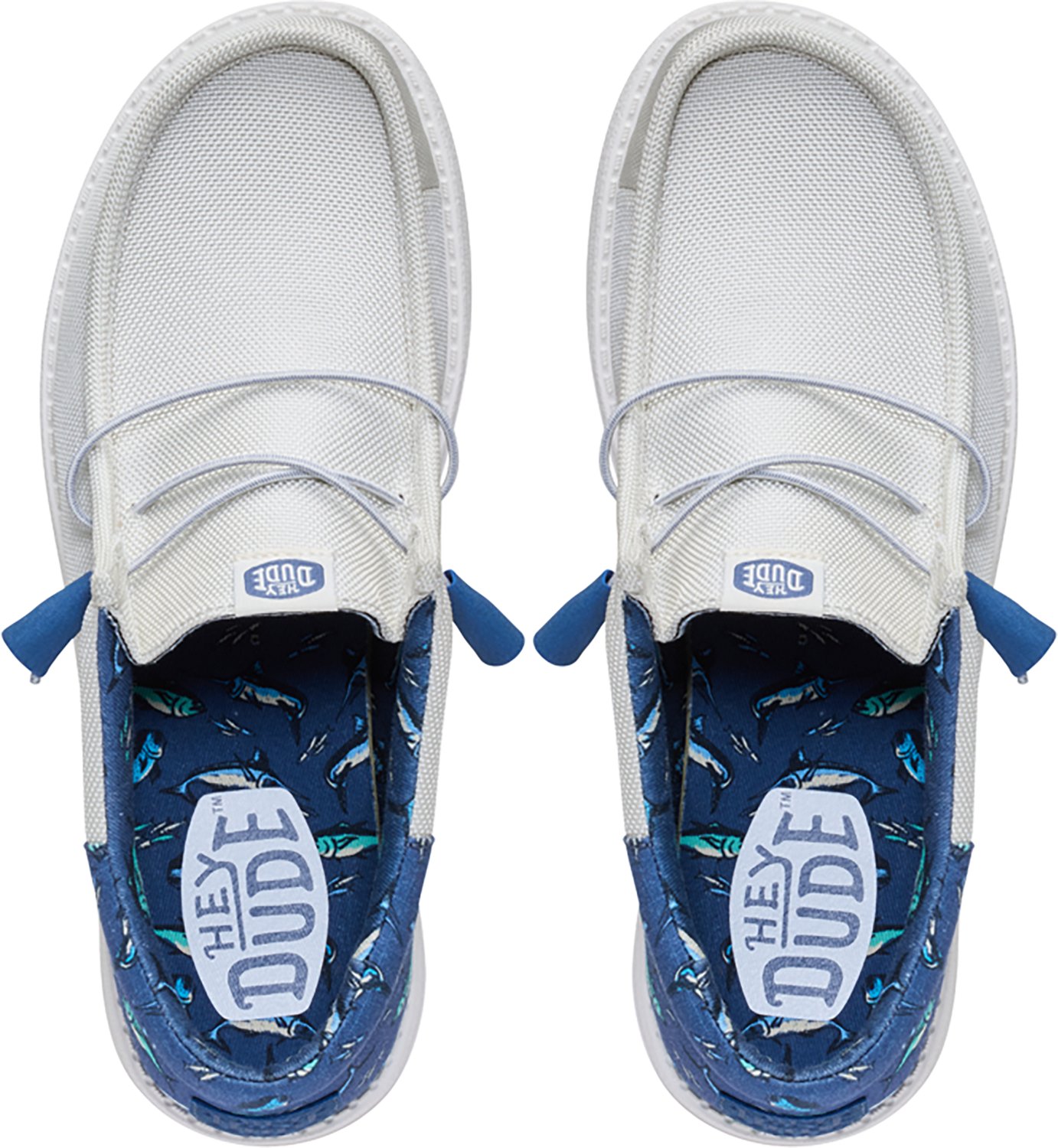 HEYDUDE Men's Wally Fish Lure Spring Breaker Slip-On Shoes - view number 4