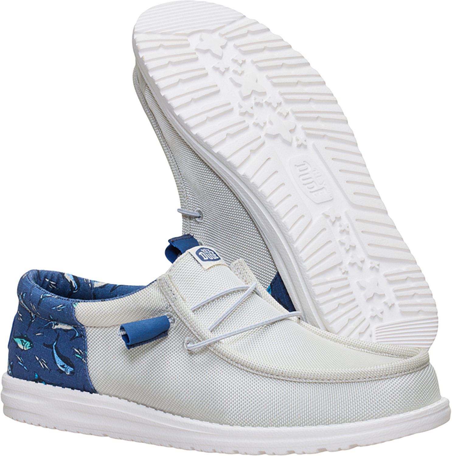 HEYDUDE Men's Wally Fish Lure Spring Breaker Slip-On Shoes - view number 5