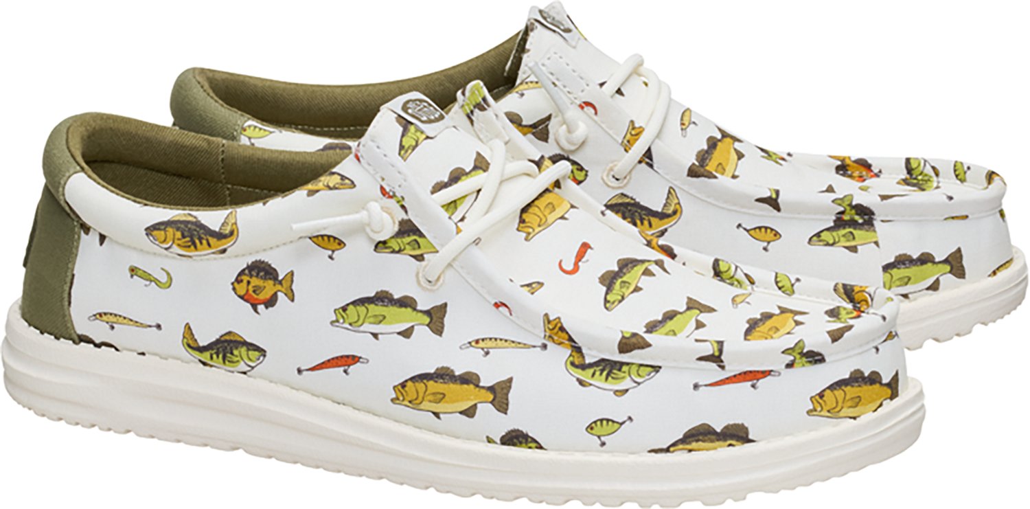 HEYDUDE Men's Wally Fish Lure Freshwater Slip-On Shoes - view number 2