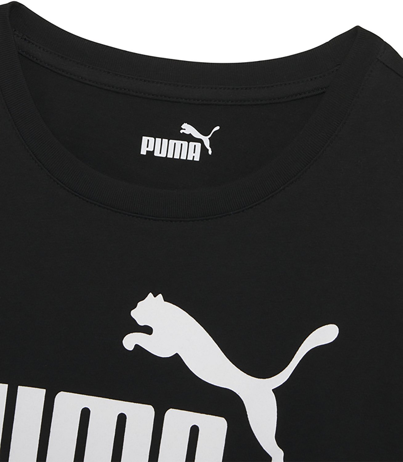 PUMA Girls’ Foundations No.1 Logo T-shirt - view number 3