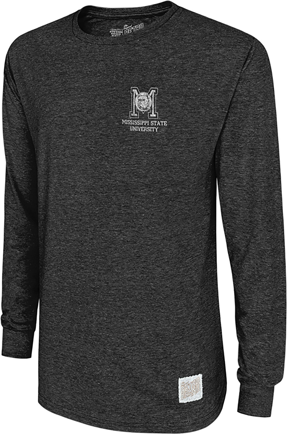 Retro Brand Men's Mississippi State University School Football Slogan DS Long Sleeve Graphic T-shirt - view number 2