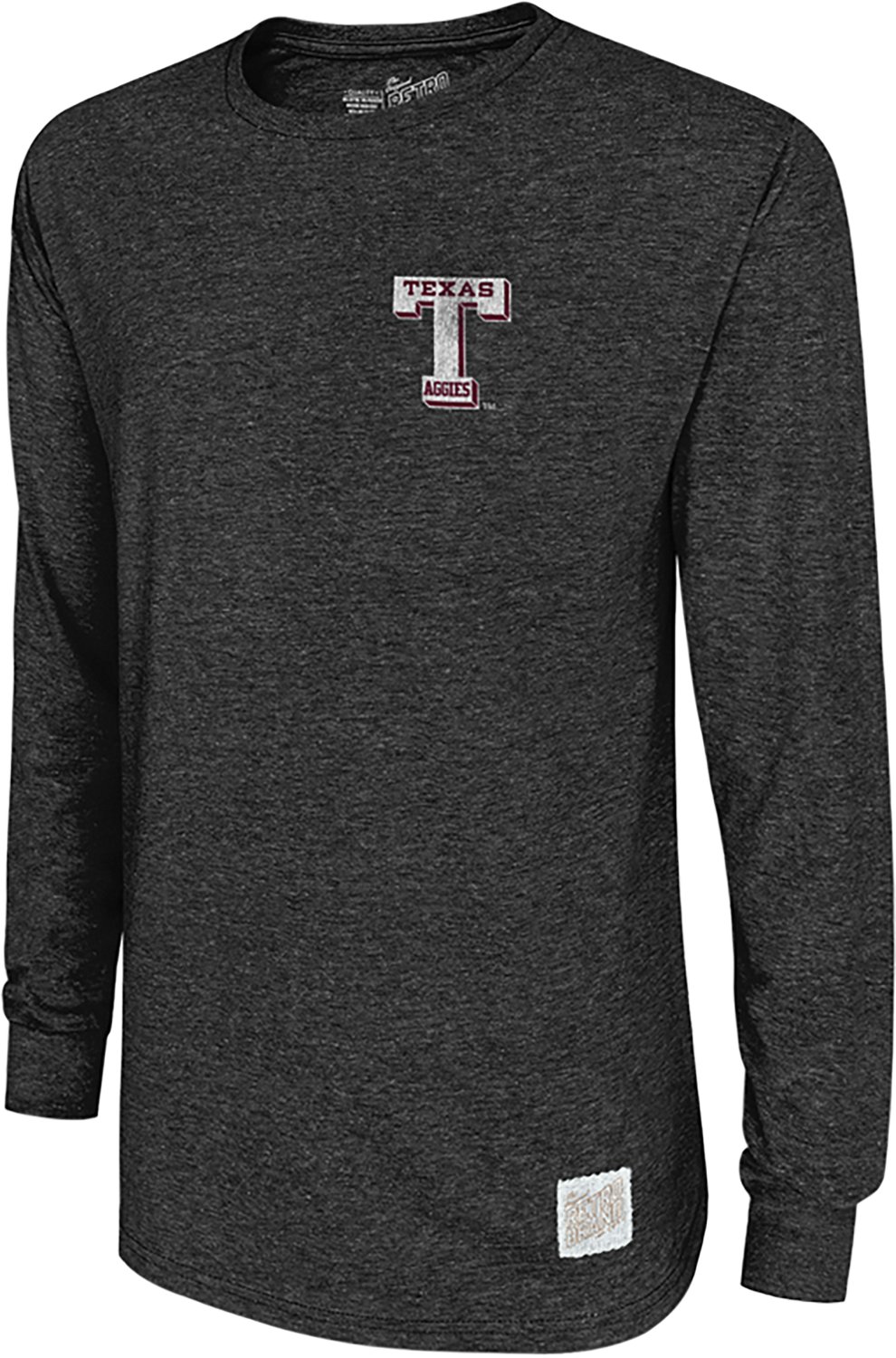 Retro Brand Men's Texas A&M University School Football Slogan DS Long Sleeve Graphic T-shirt - view number 2