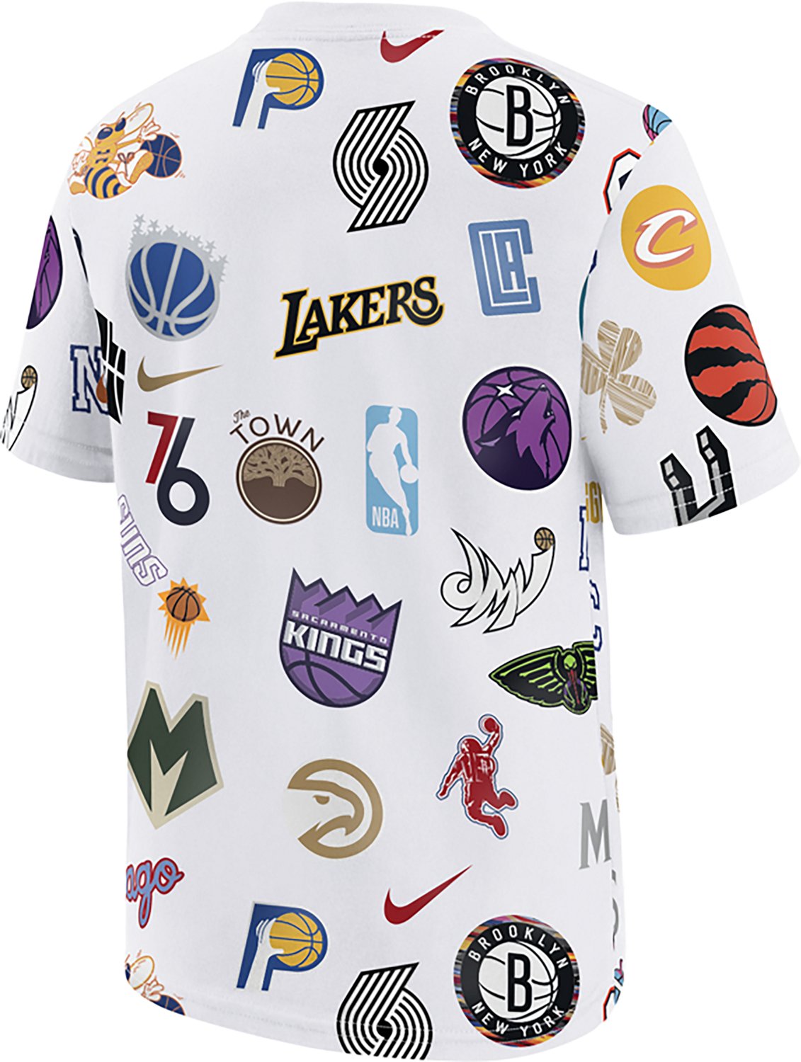 Nike Youth's NBA Team 31 All Over Print Short Sleeve T-shirt - view number 3