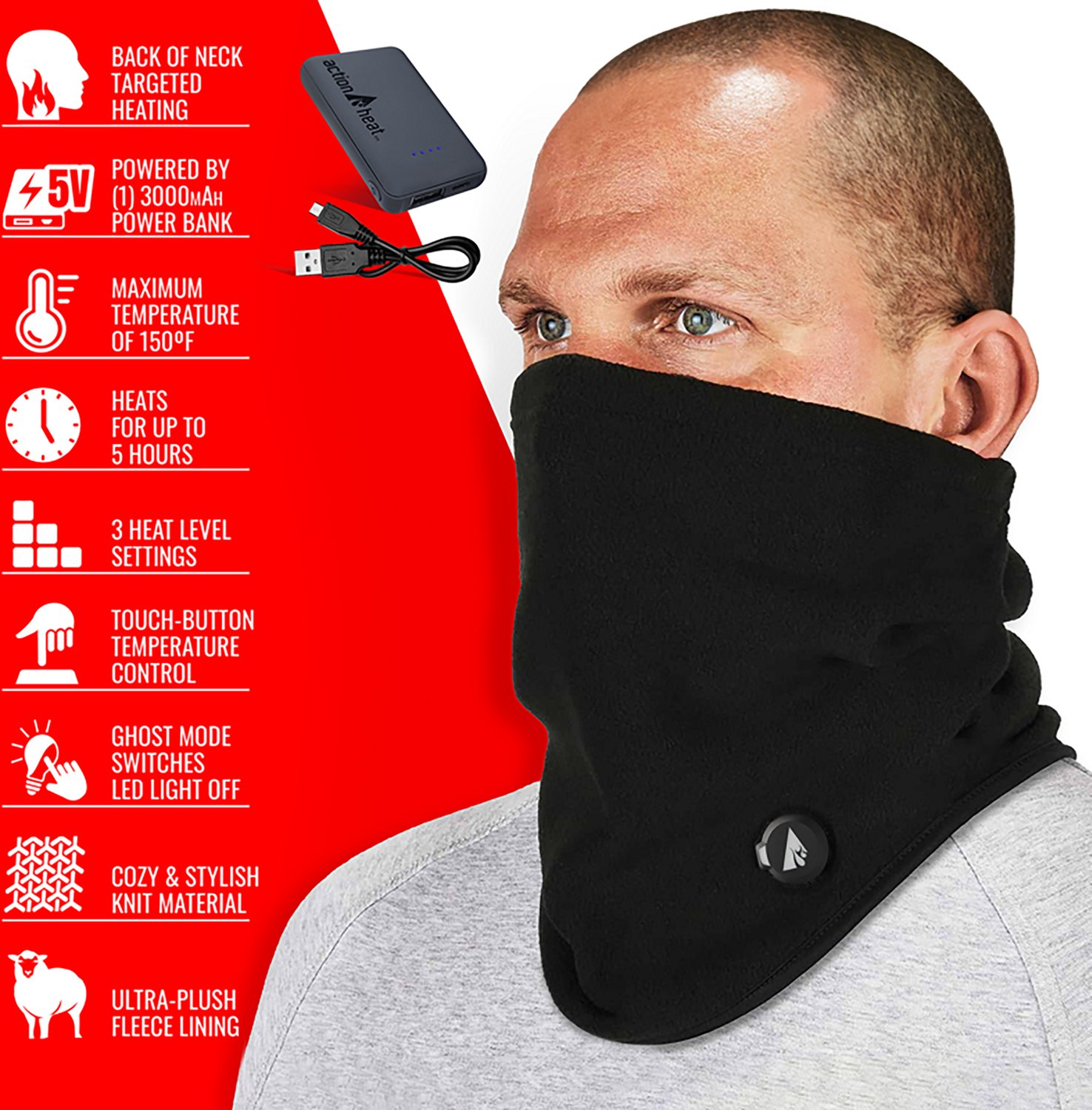 ActionHeat 5V Fleece Gaiter - view number 2