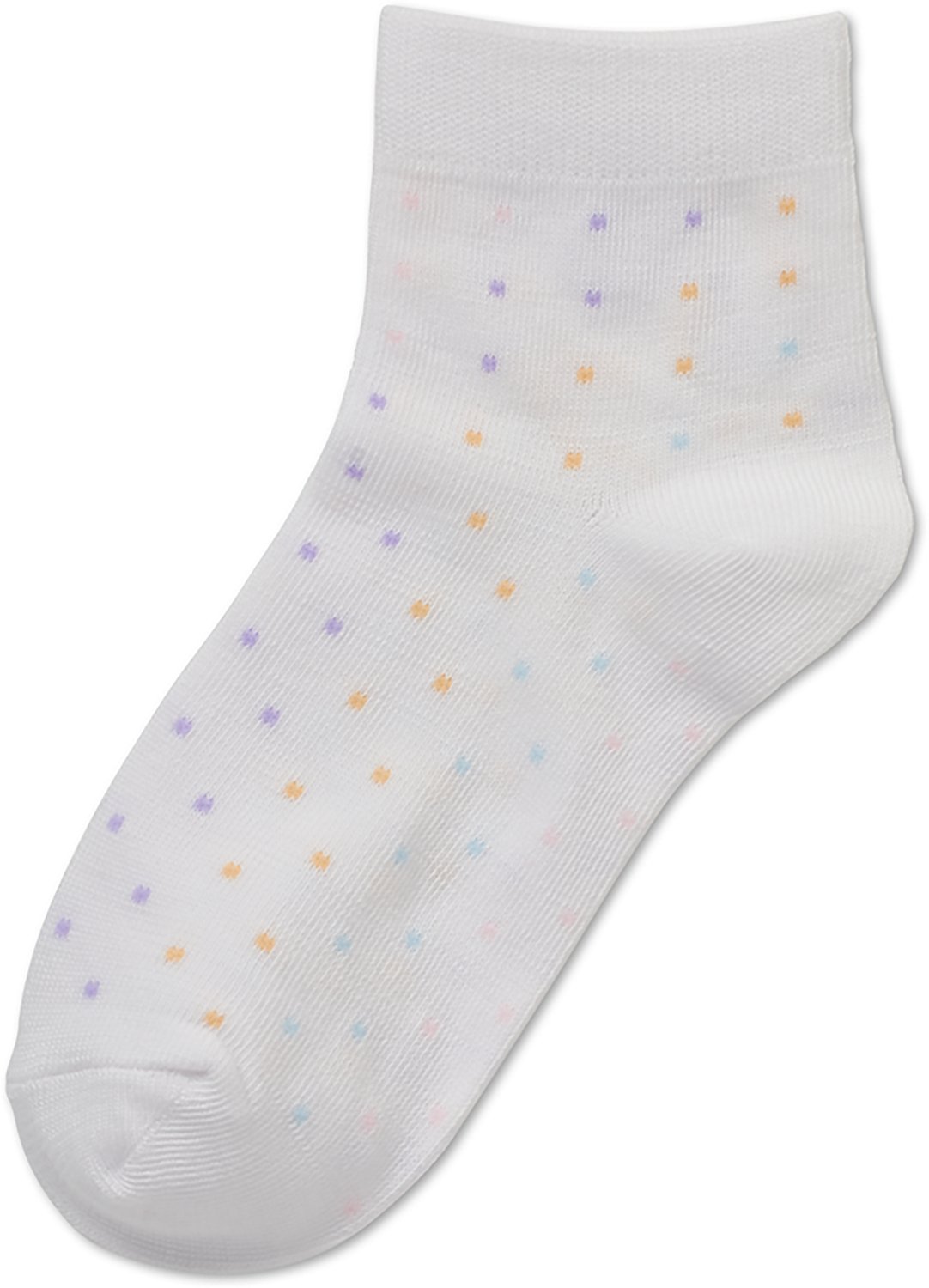 BCG Girls' Florals and Stripes Quarter Socks 6-Pack - view number 5