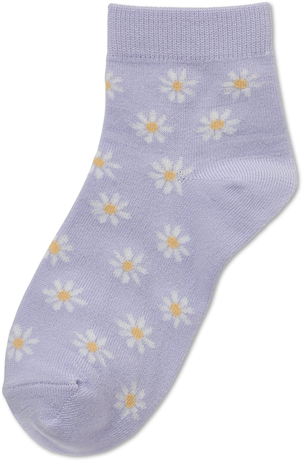 BCG Girls' Florals and Stripes Quarter Socks 6-Pack - view number 6
