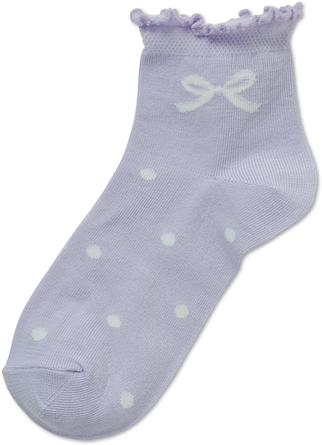 BCG Girls' Bows and Ruffles Quarter Socks 6-Pack - view number 4